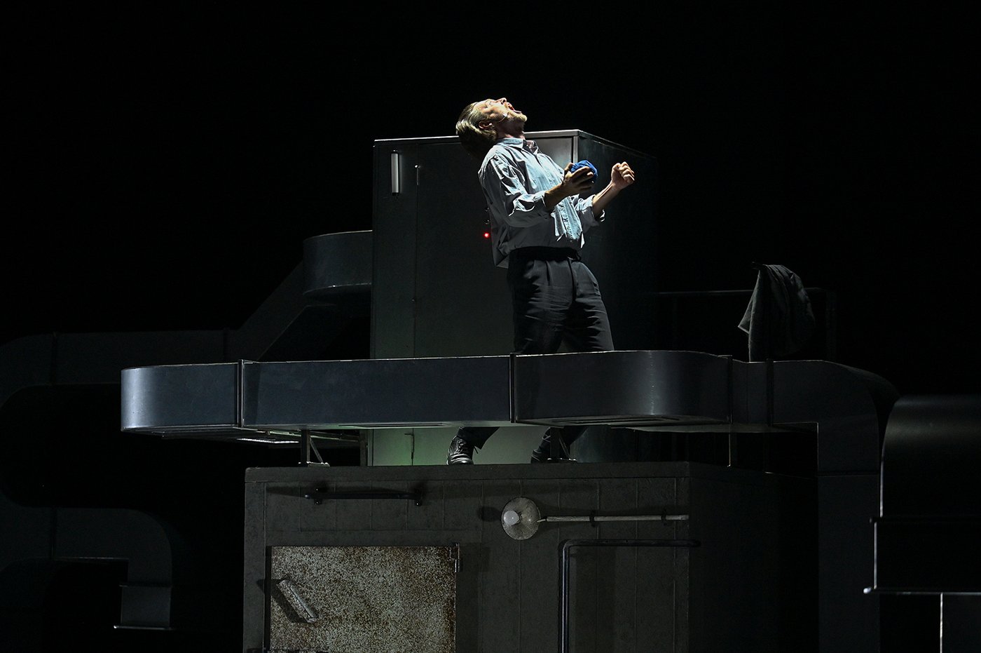 On stage