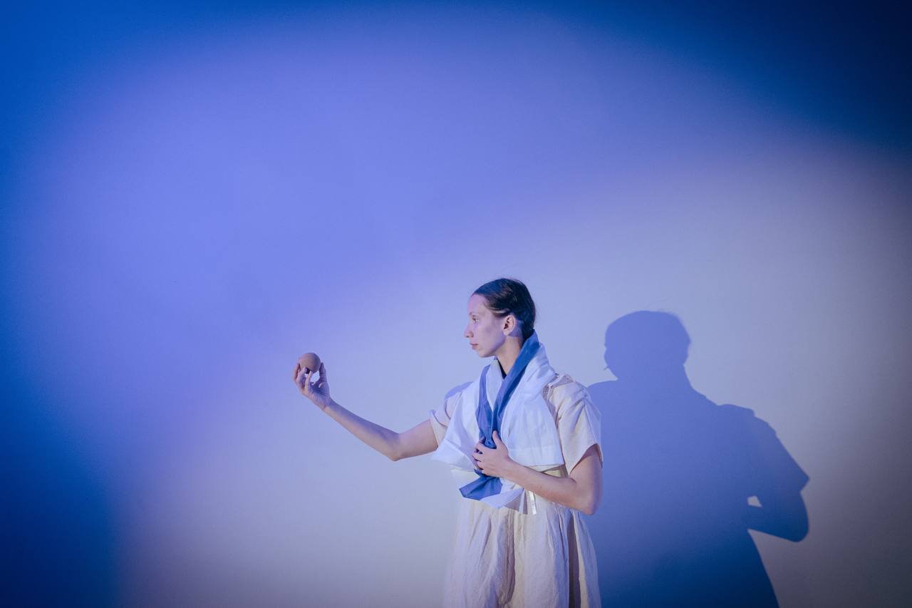 On stage