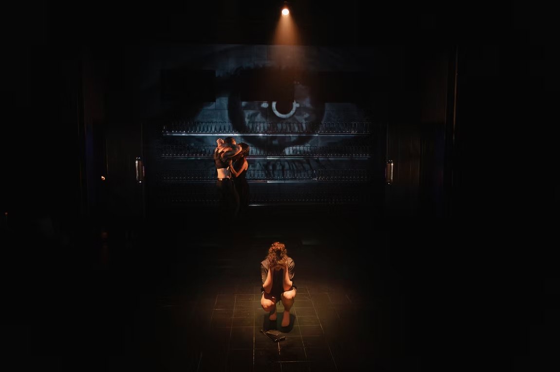 On stage